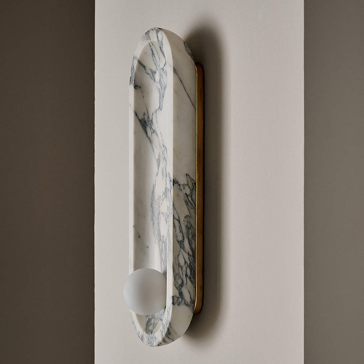 Alsolarae Applique Murale en Marbre et Verre Moderne Minimaliste - Neutralighting