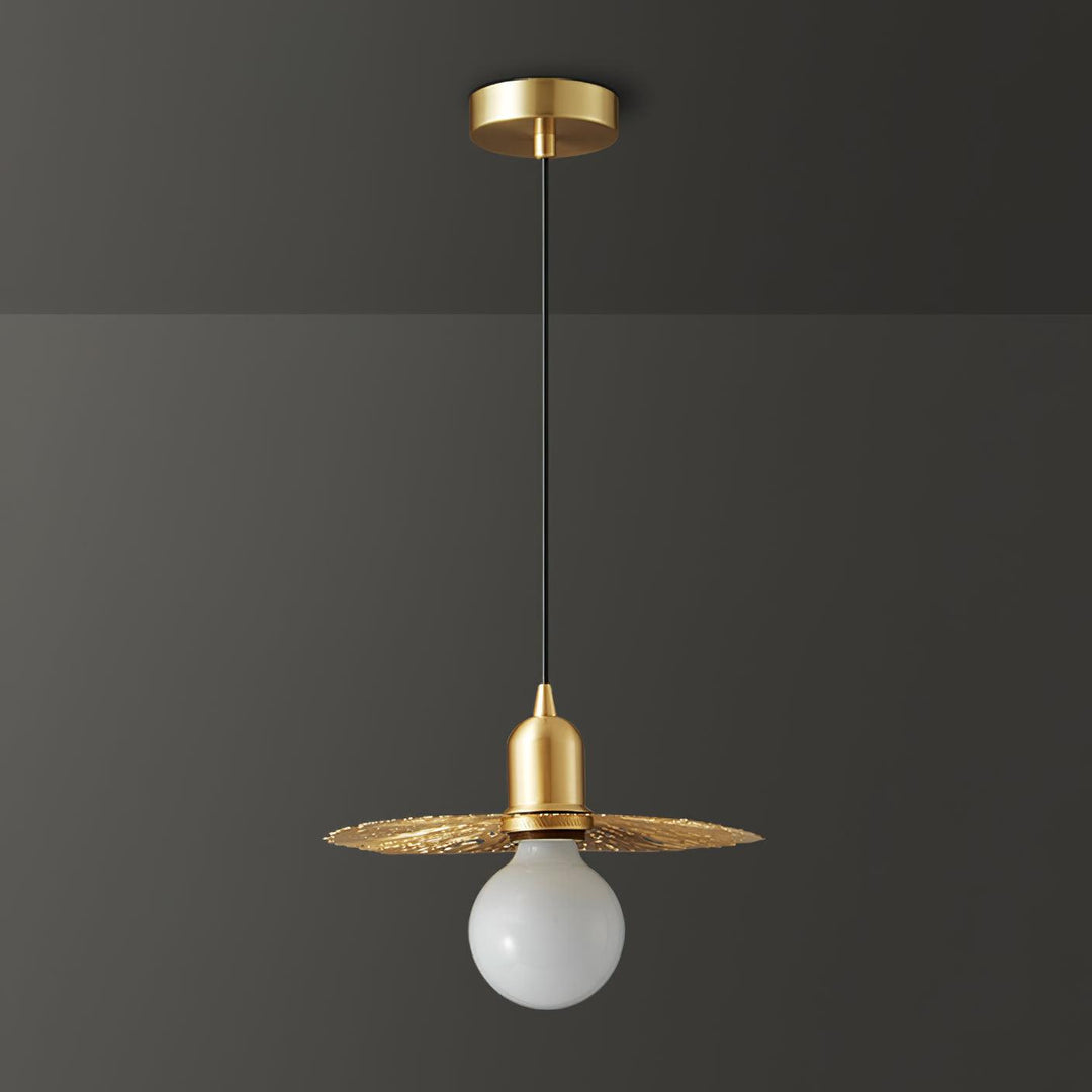 Rozeta Suspension en Laiton Plissé Moderne - Neutralighting