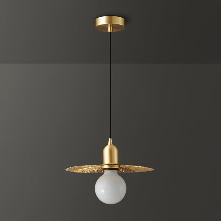 Rozeta Suspension en Laiton Plissé Moderne - Neutralighting