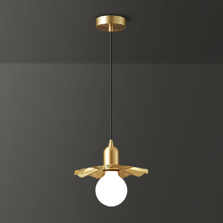 Rozeta Suspension en Laiton Plissé Moderne - Neutralighting