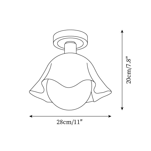 Petalia Plafonnier Semi-Encastré - Neutralighting