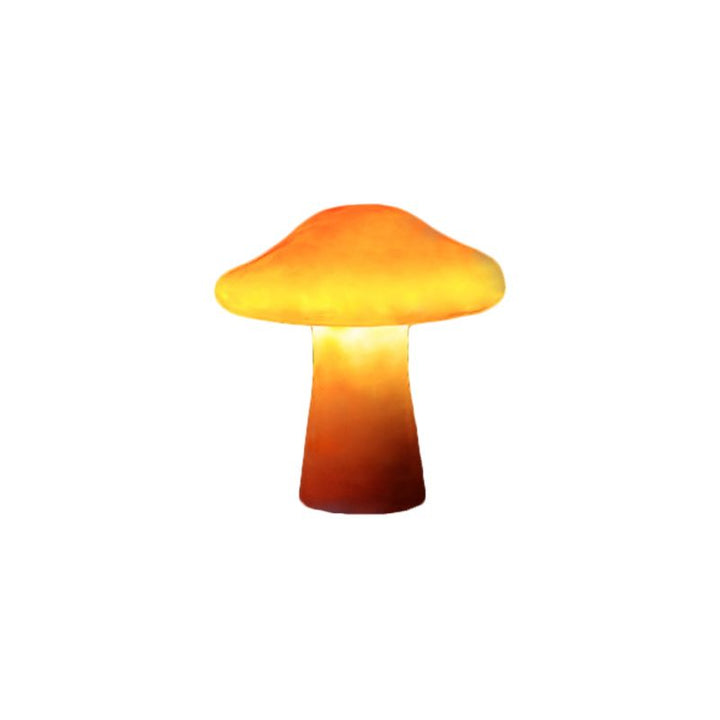 Ray Lampe Extérieure au sol Champignon Moderne, Résine, Orange, Cour - Neutralighting