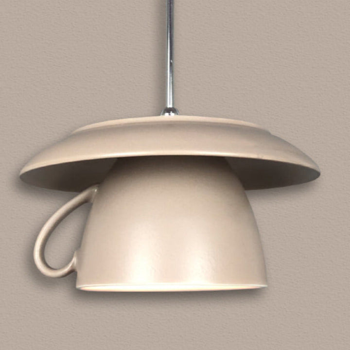 Valentina Pop Art Tasse Céramique LED Suspension Chambre à Coucher - Neutralighting