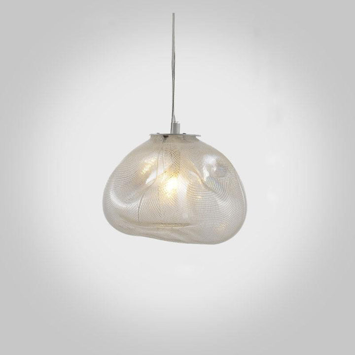 Avi Suspension Globe, Métal/Verre, Clair/Gris/Ambre - Neutralighting