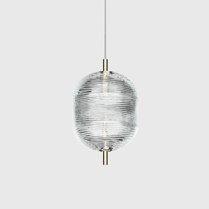 Valentina Suspension Globe Moderne, Verre/Métal, Noir/Or, Chambre - Neutralighting
