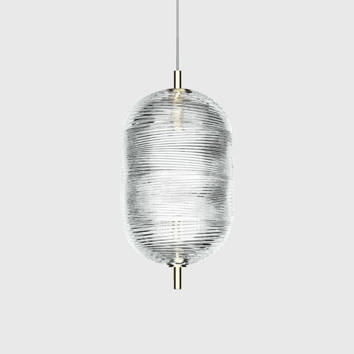 Valentina Suspension Globe Moderne, Verre/Métal, Noir/Or, Chambre - Neutralighting