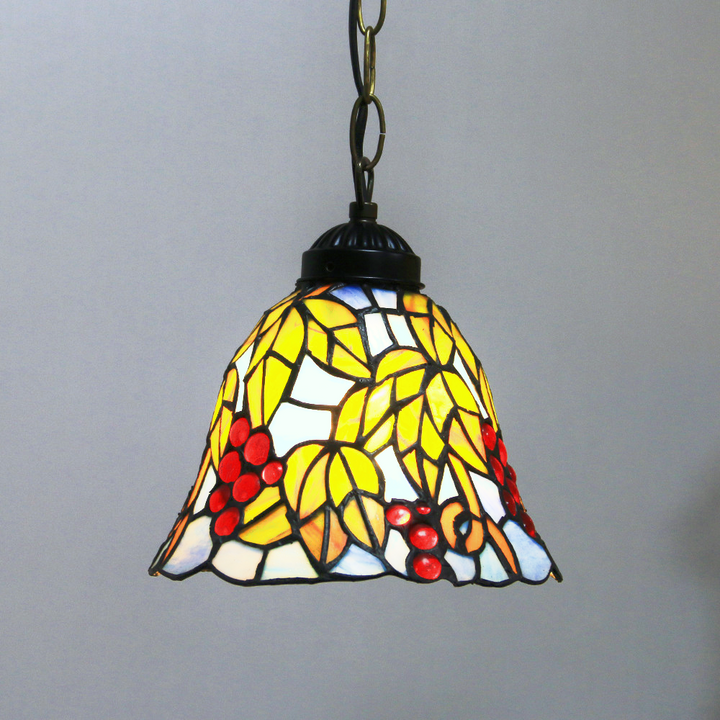 Tiffany Cottage LED Suspension Métal Verre Chambre À Coucher/Salon - Neutralighting