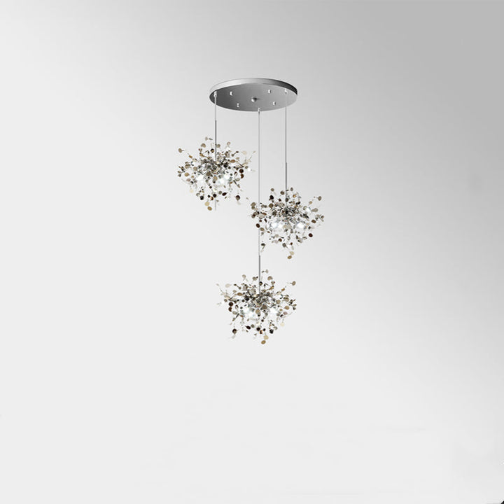Ovela Suspension Divergence Inhabituelle. Acier Inoxydable. Or/Argent. Salle à Manger/Salon - Neutralighting