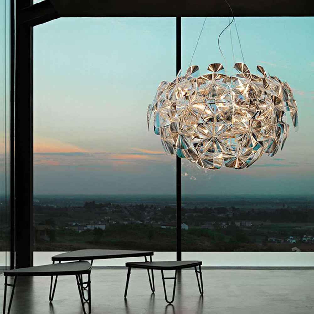 Suspension Arisha Métal Blanc LED