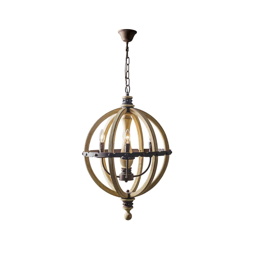 Ozorel Suspension Métallique et Bois Style Industriel Vintage - Neutralighting