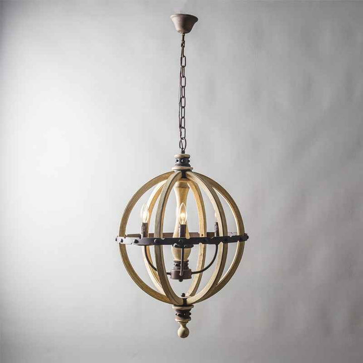 Ozorel Suspension Métallique et Bois Style Industriel Vintage - Neutralighting