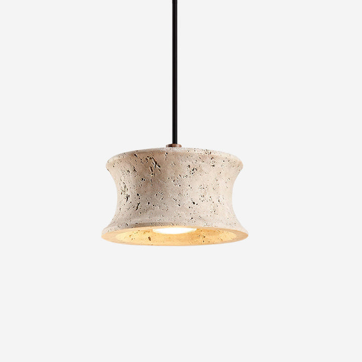 Ritta Lampe Pendante Travertin Sculptural - Neutralighting