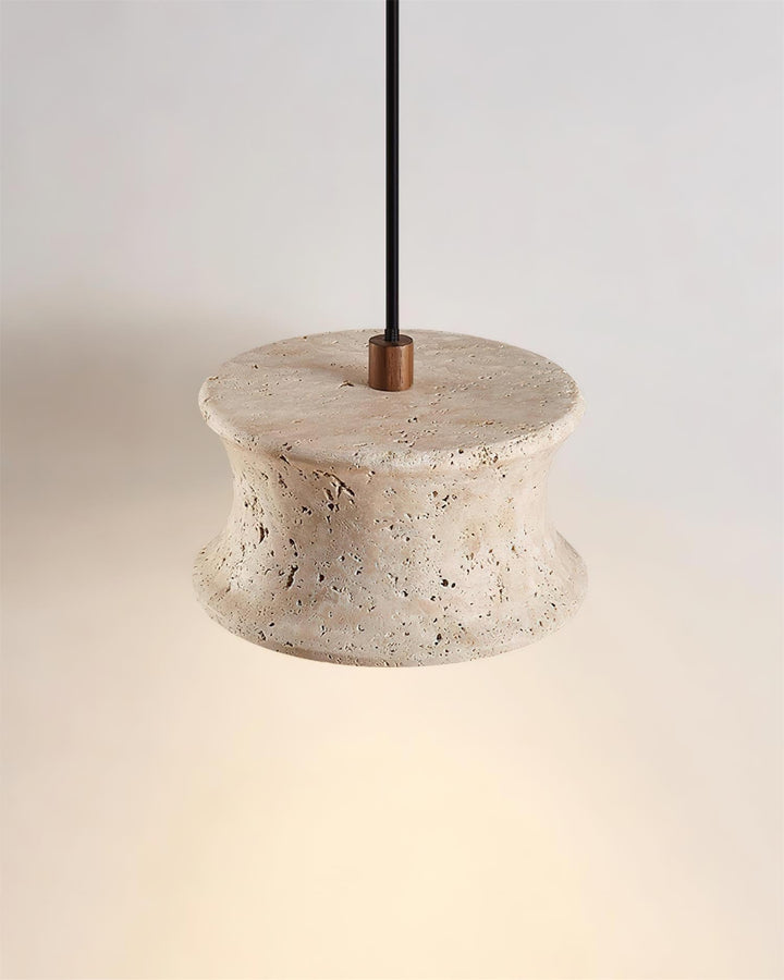 Ritta Lampe Pendante Travertin Sculptural - Neutralighting