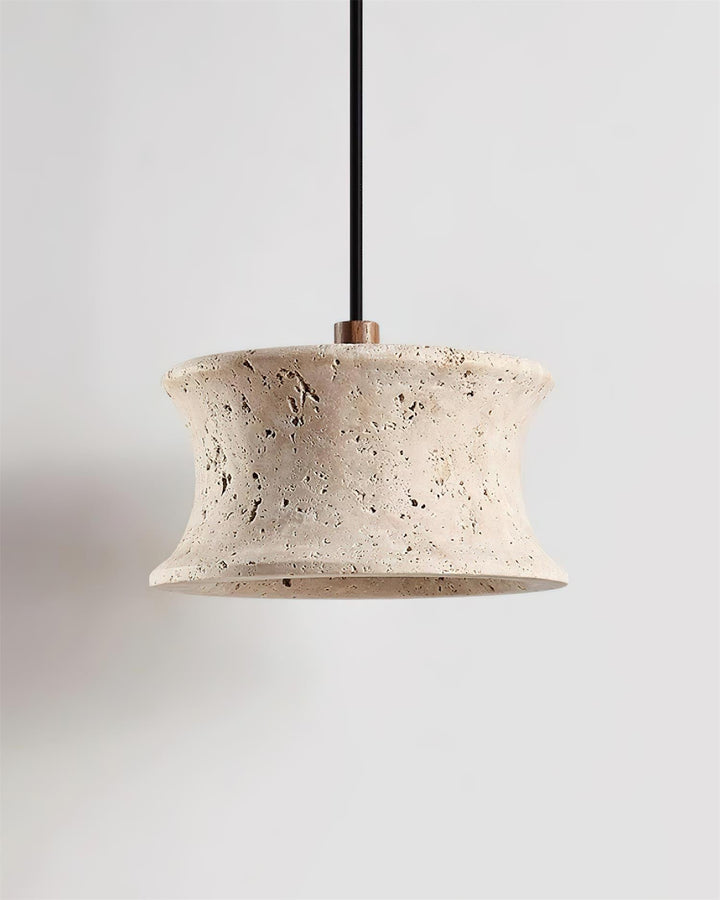 Ritta Lampe Pendante Travertin Sculptural - Neutralighting