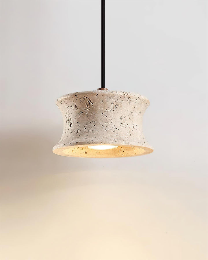 Ritta Lampe Pendante Travertin Sculptural - Neutralighting