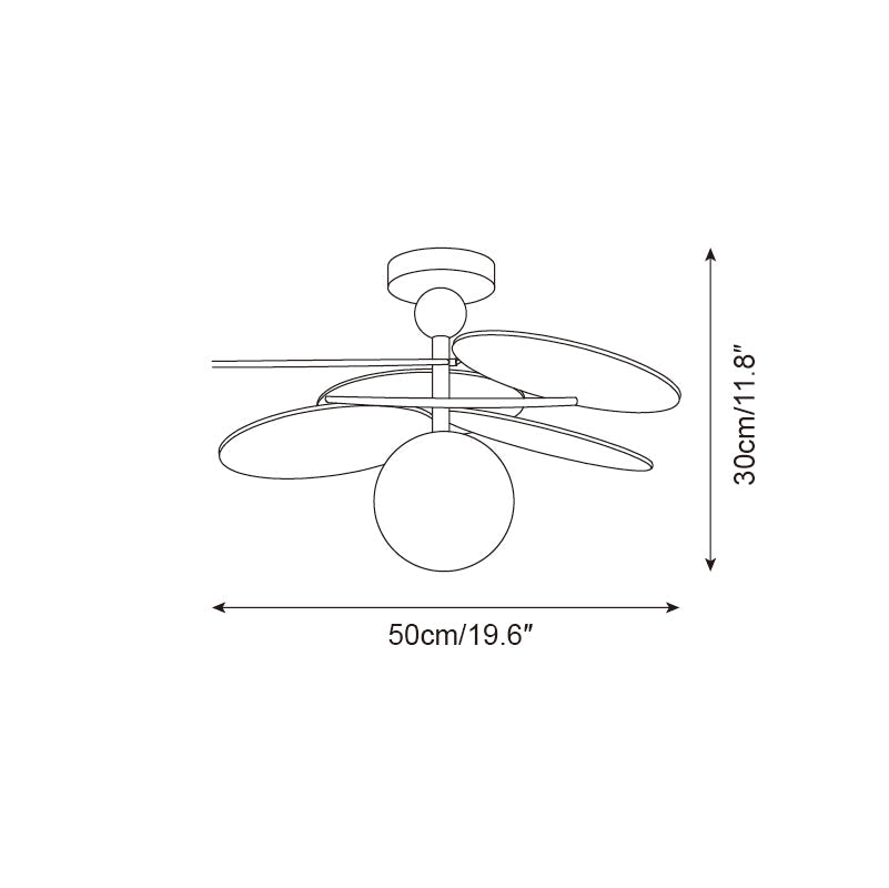 Eldo Lampe Plafond à Lames en Bois - Neutralighting