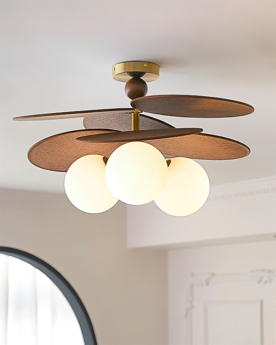 Eldo Lampe Plafond à Lames en Bois - Neutralighting