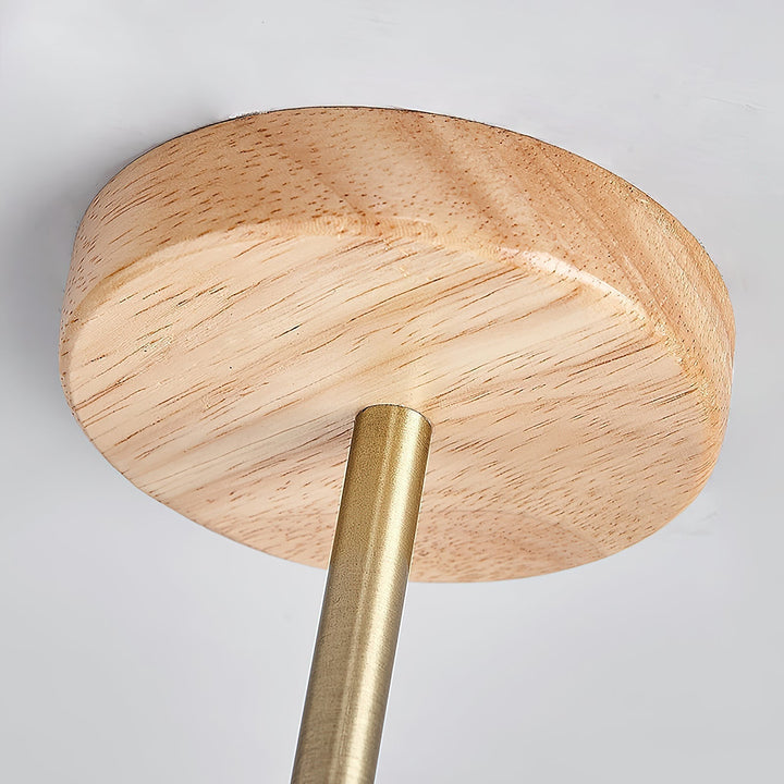 Syraeia Lampe de Plafond en Bois et Travertin Moderne Minimaliste - Neutralighting