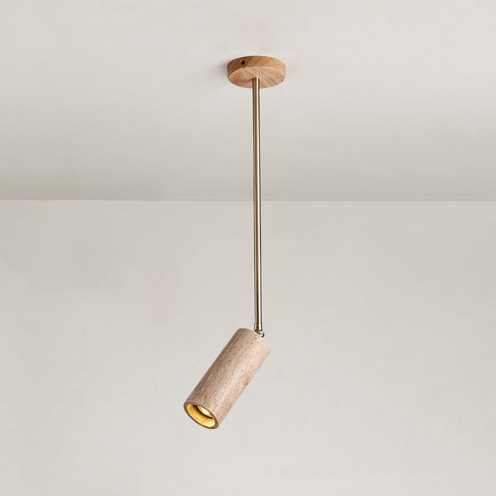 Syraeia Lampe de Plafond en Bois et Travertin Moderne Minimaliste - Neutralighting