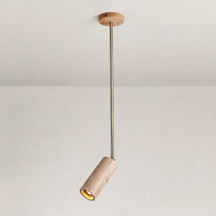 Syraeia Lampe de Plafond en Bois et Travertin Moderne Minimaliste - Neutralighting