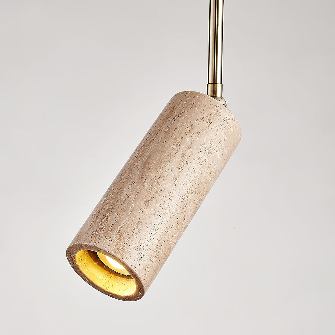 Syraeia Lampe de Plafond en Bois et Travertin Moderne Minimaliste - Neutralighting