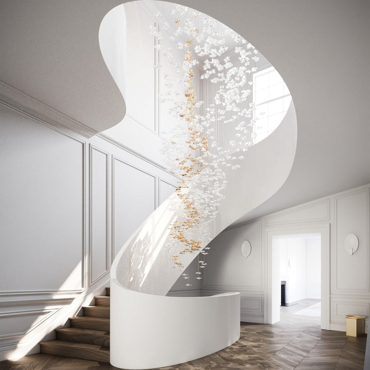 Vecarisra Suspension Lampes Art Verre Tidal Luxe - Neutralighting