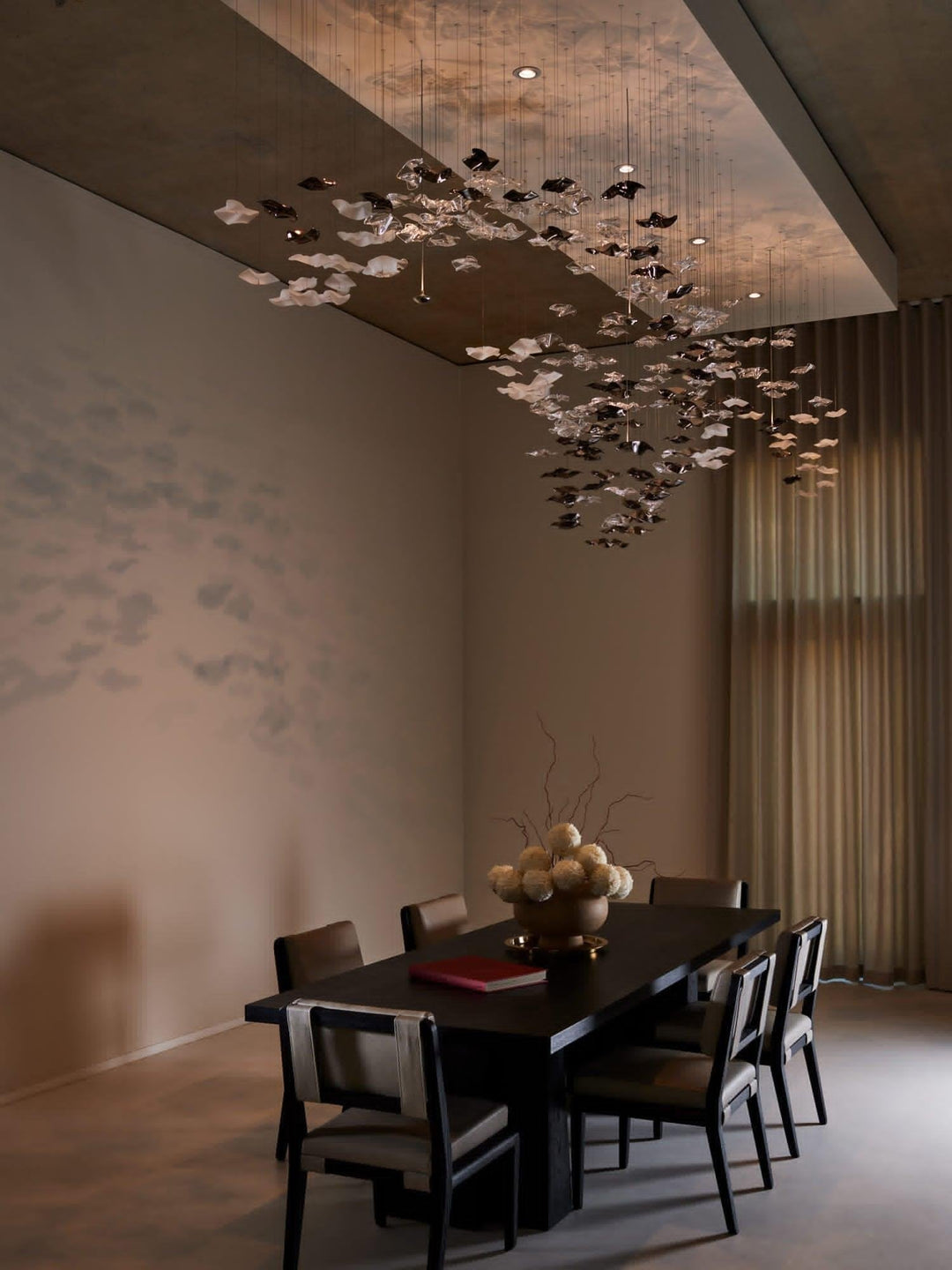 Vecarisra Suspension Lampes Art Verre Tidal Luxe - Neutralighting