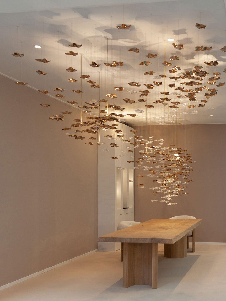 Vecarisra Suspension Lampes Art Verre Tidal Luxe - Neutralighting