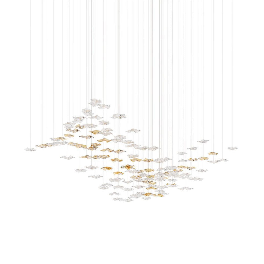 Vecarisra Suspension Lampes Art Verre Tidal Luxe - Neutralighting
