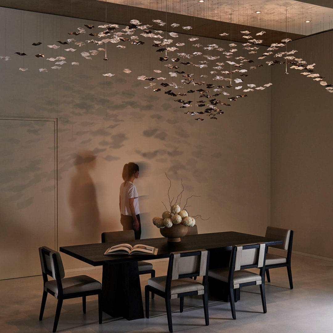 Vecarisra Suspension Lampes Art Verre Tidal Luxe - Neutralighting
