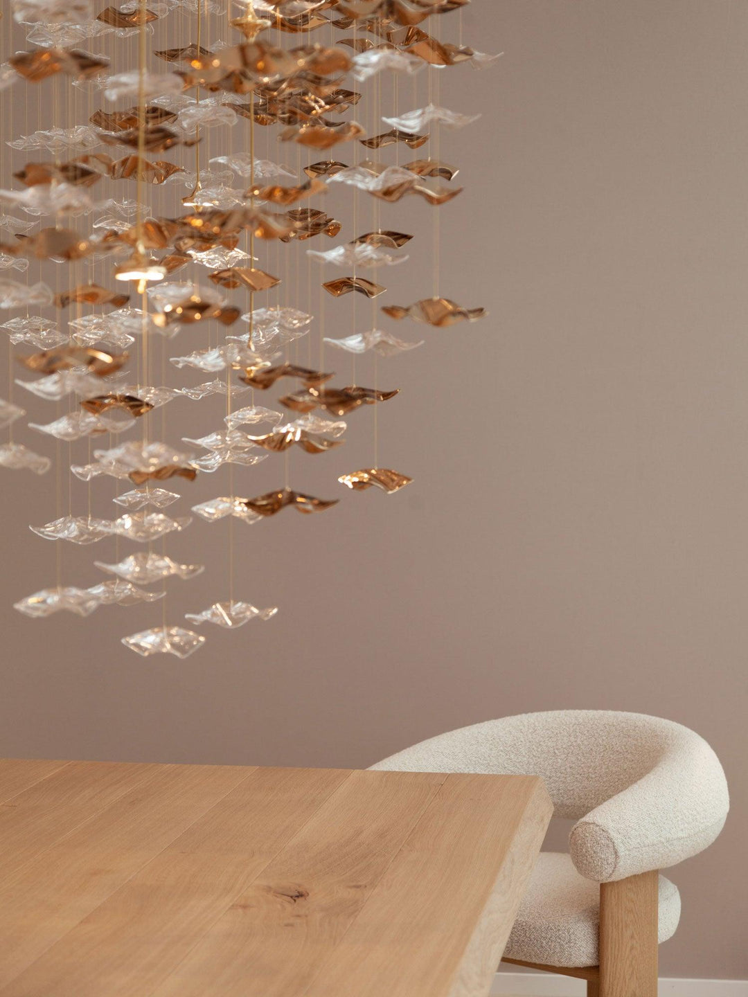 Vecarisra Suspension Lampes Art Verre Tidal Luxe - Neutralighting