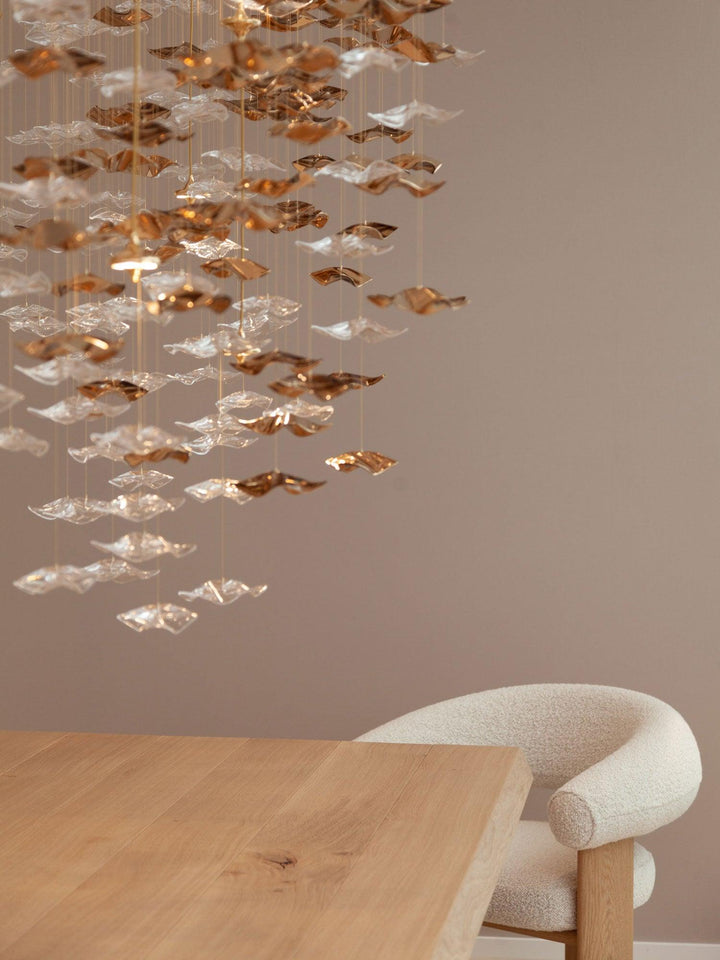 Vecarisra Suspension Lampes Art Verre Tidal Luxe - Neutralighting