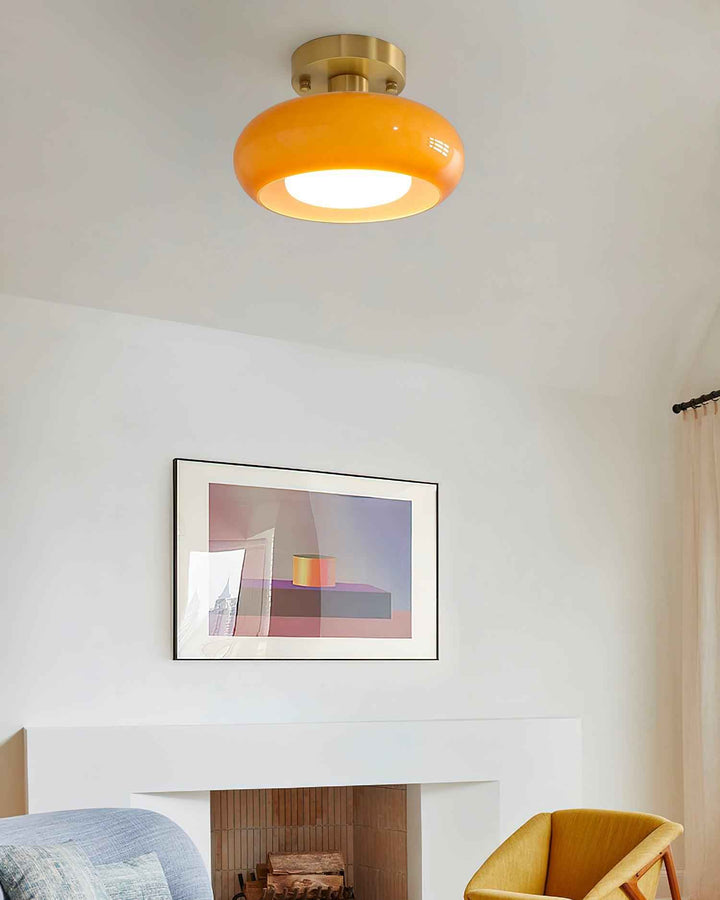 Aveline Métal 28cm Blanc LED 40W