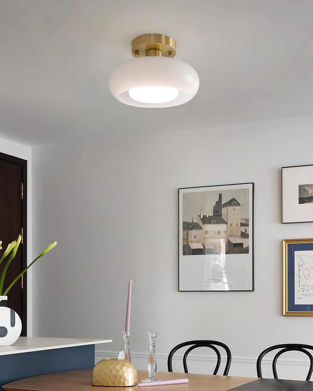 Aveline Plafonnier en Verre Moderne - Neutralighting