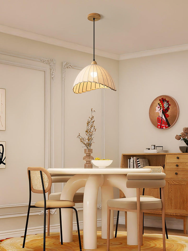 Shell Lampe Pendante Minimaliste en Bois - Neutralighting