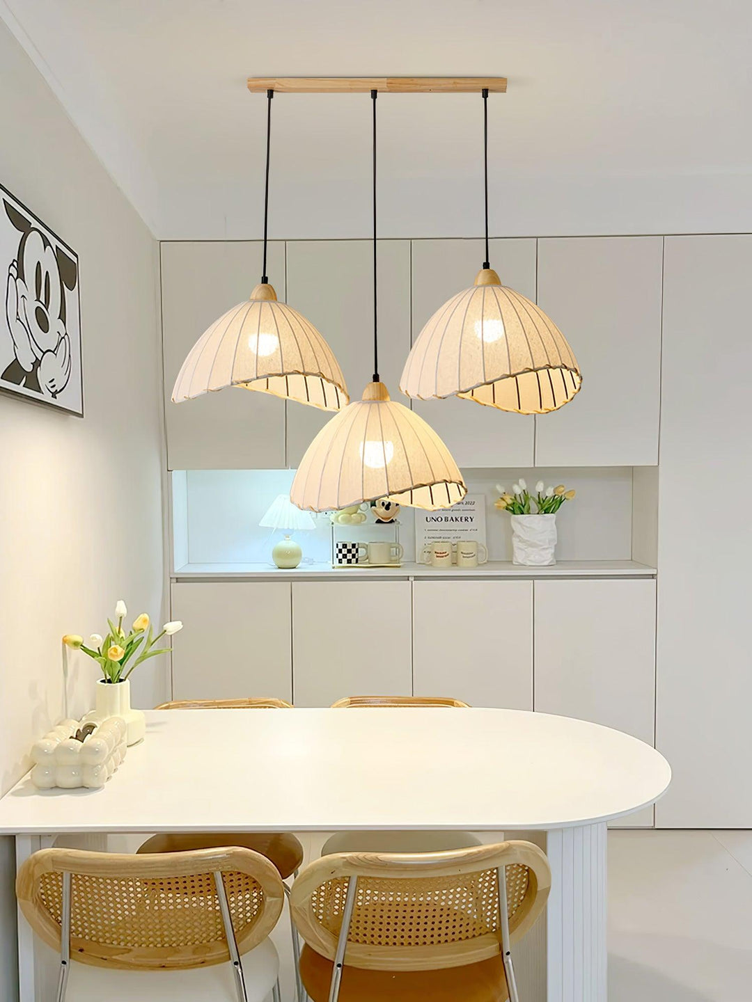 Shell Lampe Pendante Minimaliste en Bois - Neutralighting