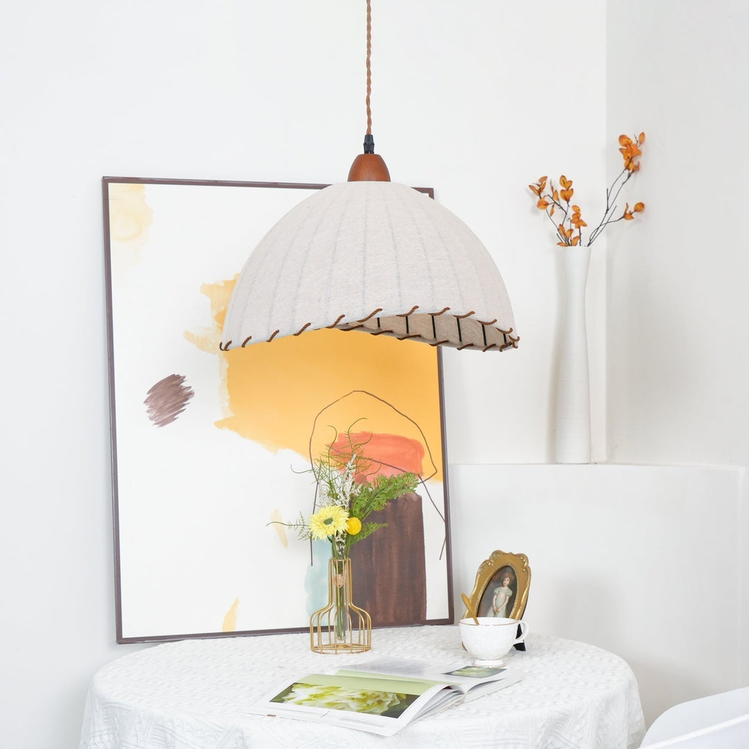 Shell Lampe Pendante Minimaliste en Bois - Neutralighting