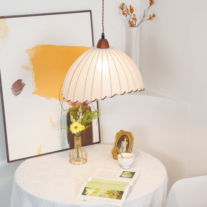 Shell Lampe Pendante Minimaliste en Bois - Neutralighting