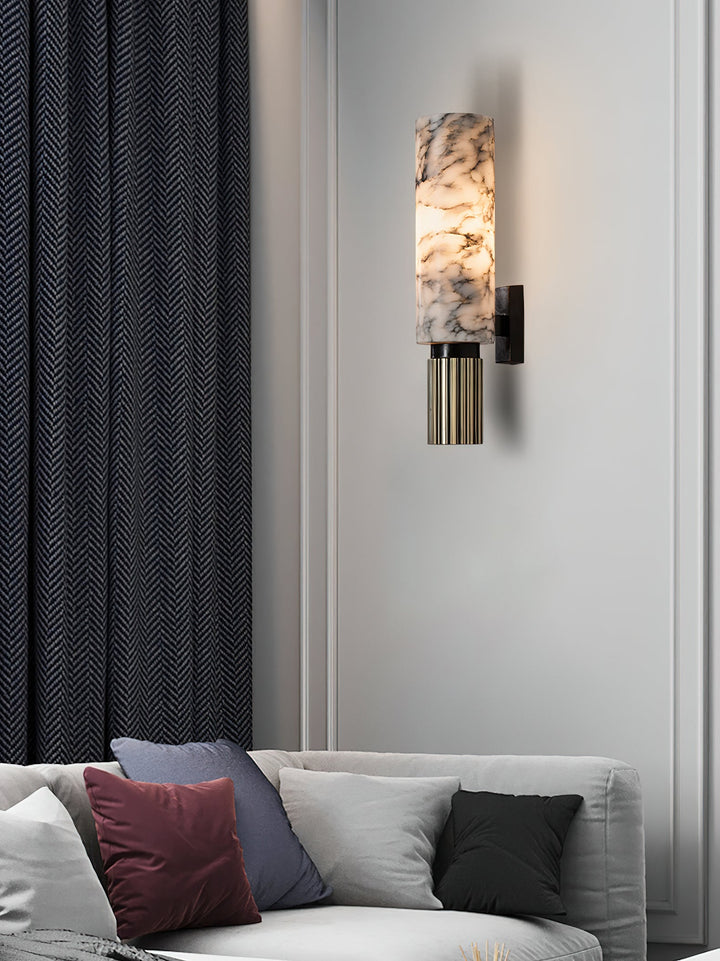 Olnoreth Applique Murale en Métal et Albâtre Moderne Minimaliste - Neutralighting