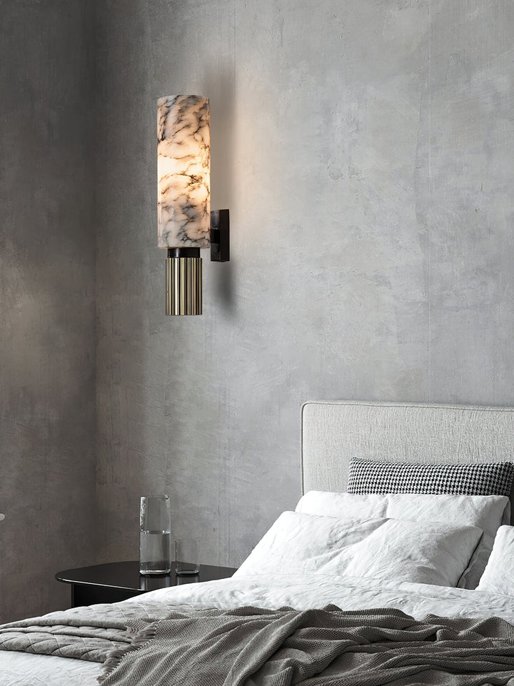 Olnoreth Applique Murale en Métal et Albâtre Moderne Minimaliste - Neutralighting