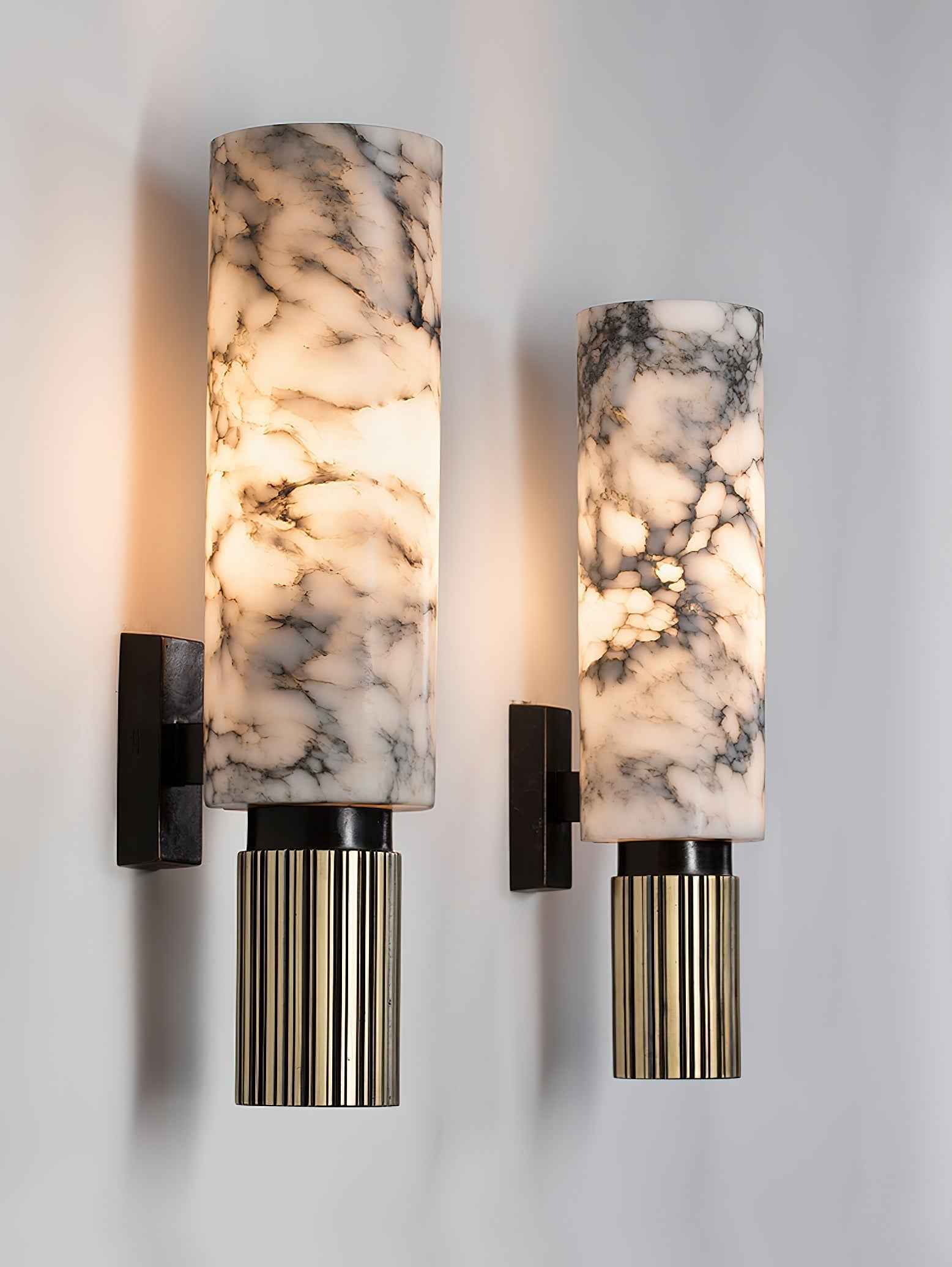 Olnoreth Laiton 13cm Noir Moderne