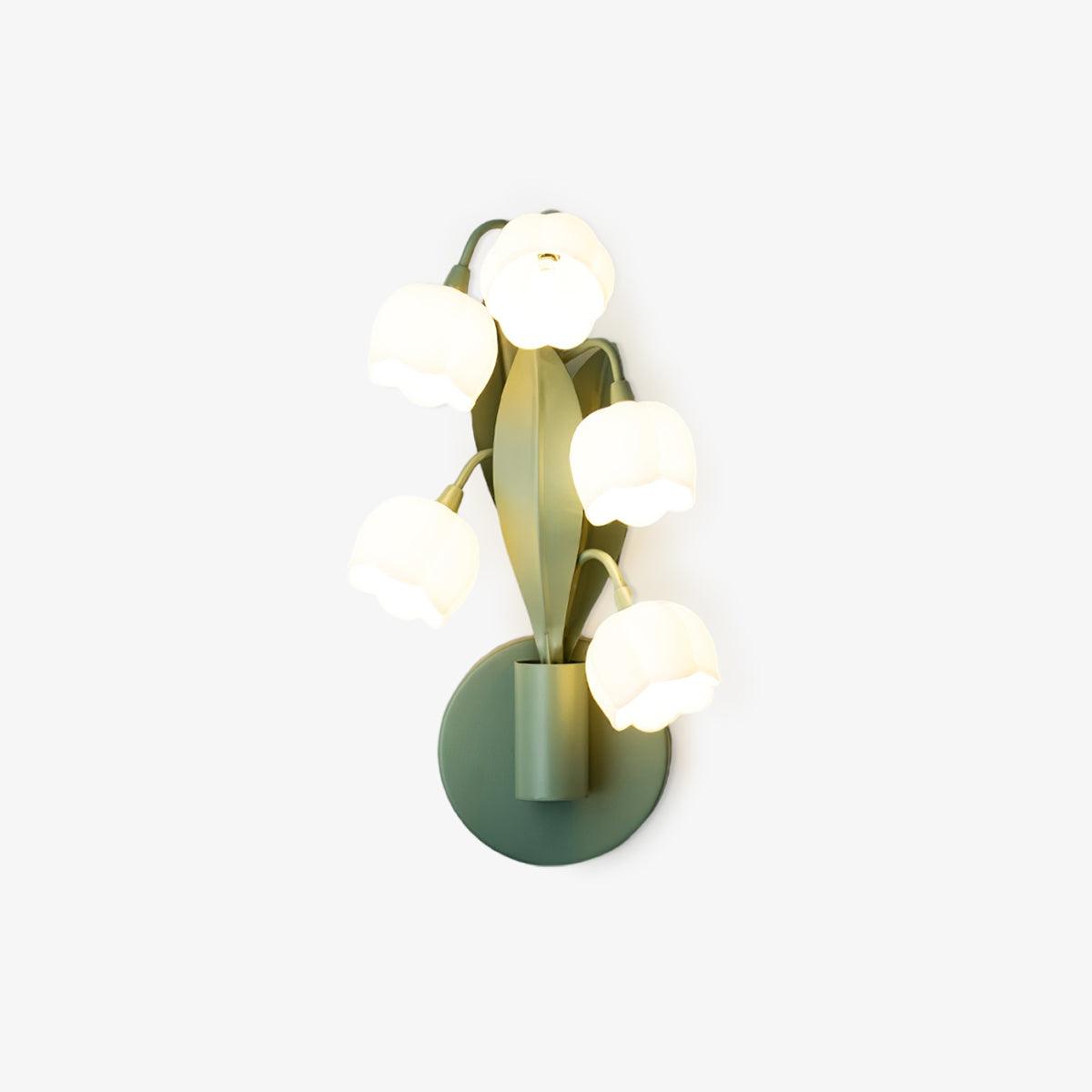Vivid Applique Murale Élégante Fleur de Lys Blanche - Neutralighting