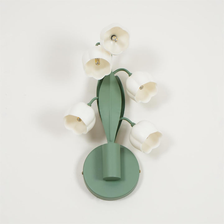 Vivid Applique Murale Élégante Fleur de Lys Blanche - Neutralighting