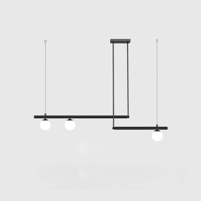 Solara Suspension en laiton linéaire satellite minimaliste - Neutralighting