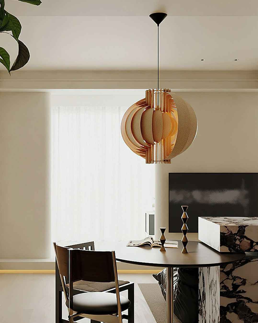 Lampe us en Bois – Design Contemporain