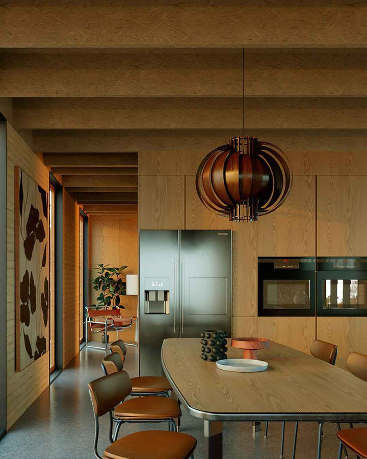 Lampe us en Bois – Design Contemporain