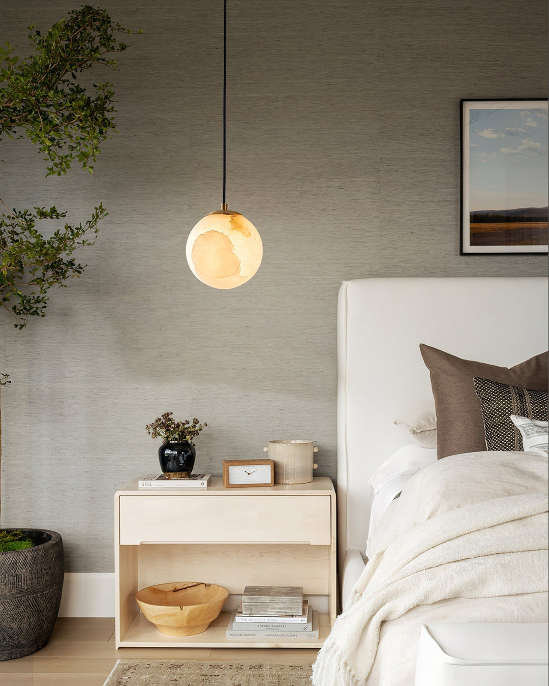 Uphaara Suspension en Albâtre Moderne Minimaliste - Neutralighting