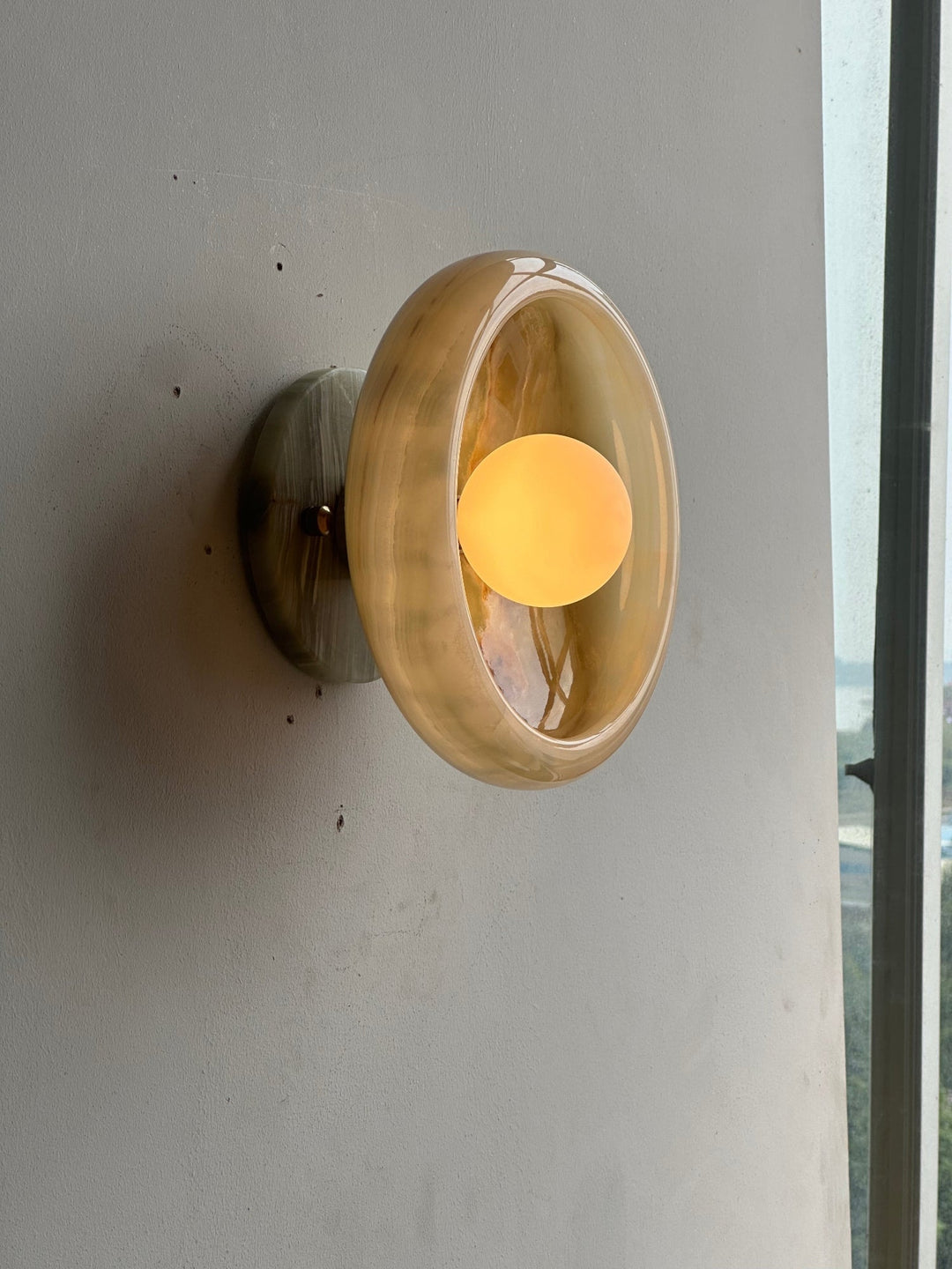 Piedra Applique Murale Marbre Verre Minimaliste - Neutralighting