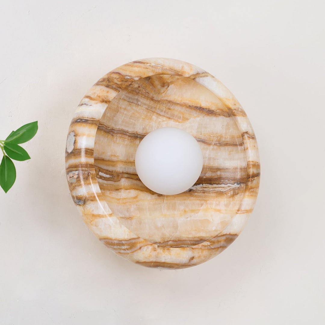 Onvix Applique murale en onyx naturel - Neutralighting