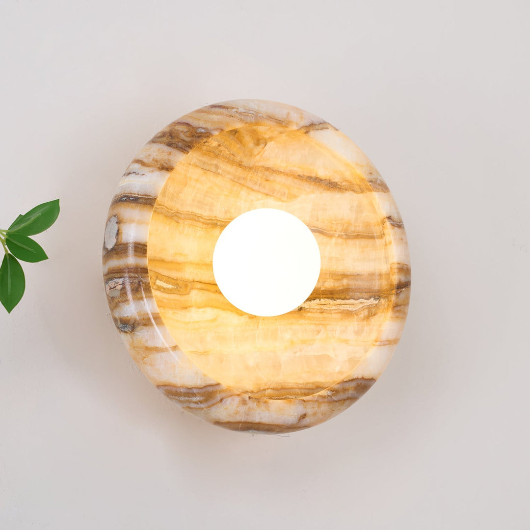 Onvix Applique murale en onyx naturel - Neutralighting